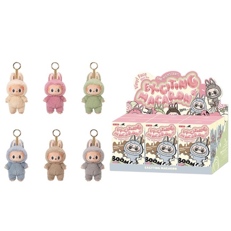 <預定/2周內發出> <確認款>POP MART 泡泡瑪特 THE MONSTERS LABUBU 心動馬卡龍 搪膠臉 公仔 盒玩