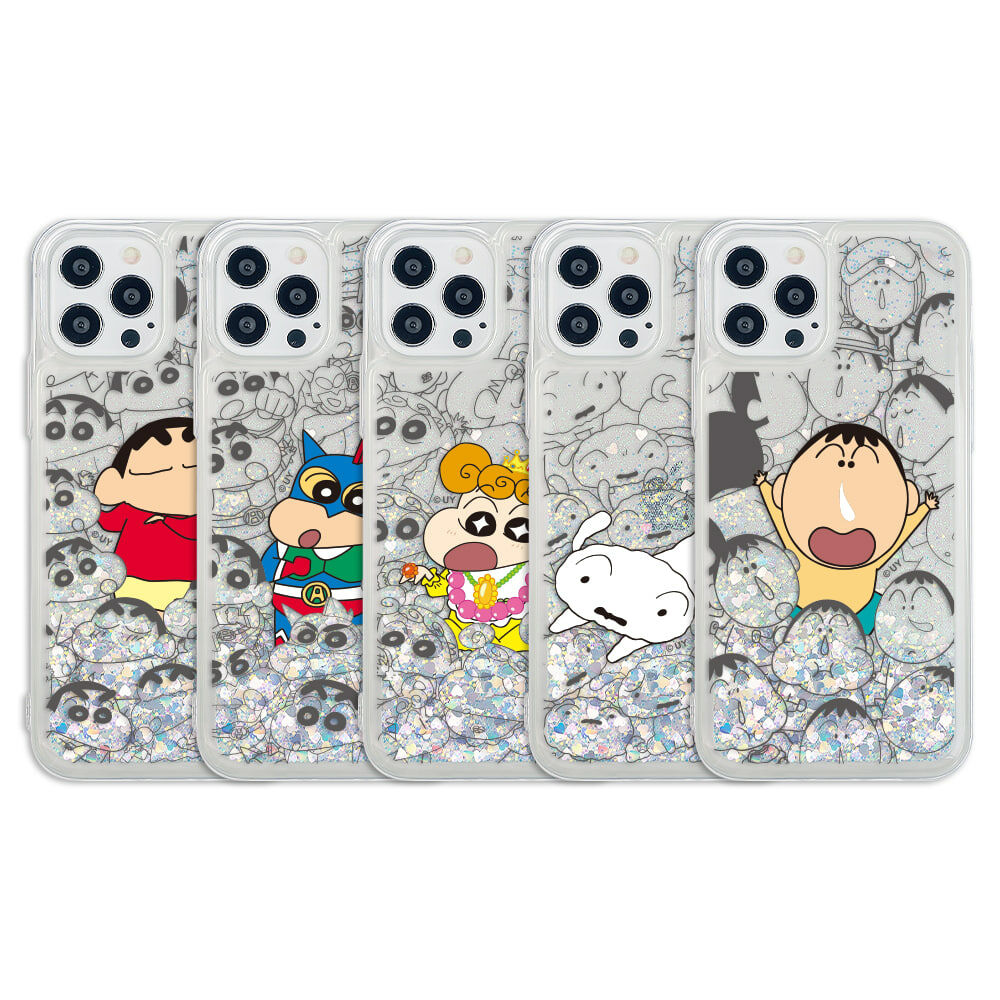 蠟筆小新 - Glitter Soft Case - 流沙防撞手機保護軟殼 CD