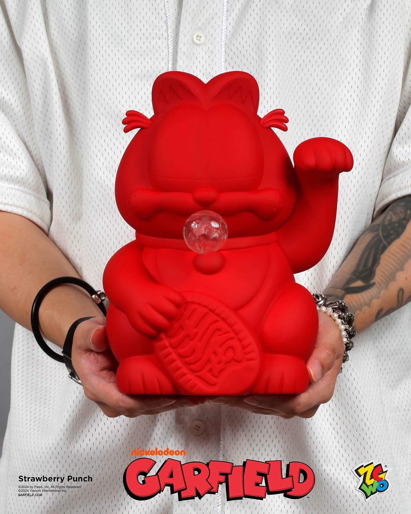 Garfield Loves Fruits 𝐌𝐚𝐧𝐞𝐤𝐢𝐍𝐞𝐤𝐨 by ZCWO  (Strawberry Punch / Orange Fizzy / Lemon Cider / Lime Bitter / Blue-Blue-Berry / Grape Pop)