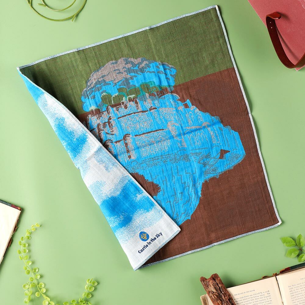 三層紗布手帕 天空之城 拉普達