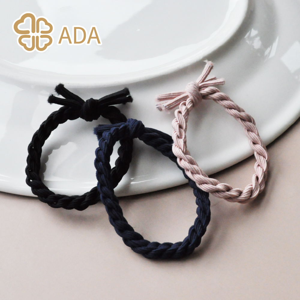 ADA 彩色麻花辮子髮束3入組〈全2款〉