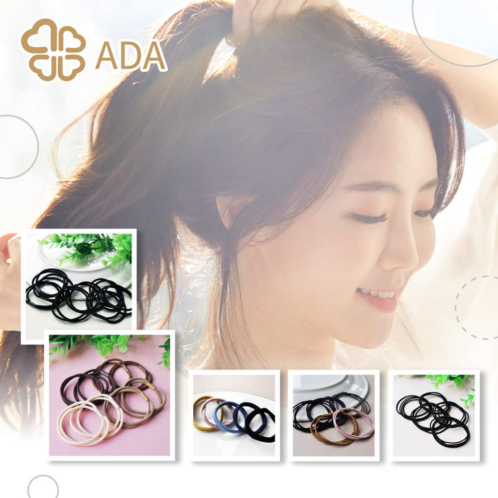 ADA 柔軟高彈力髮束6入組〈全5款〉