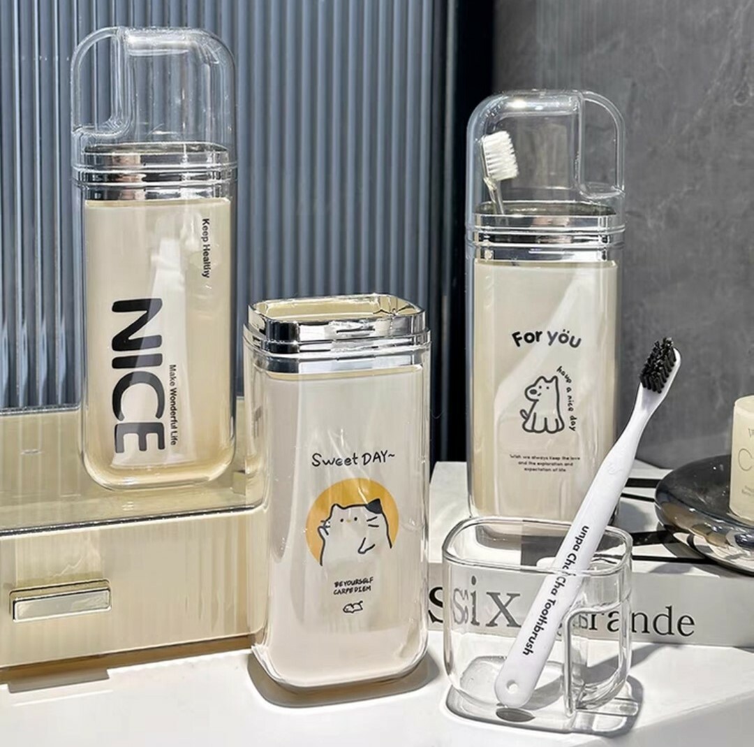 北歐風旅行漱口杯套組