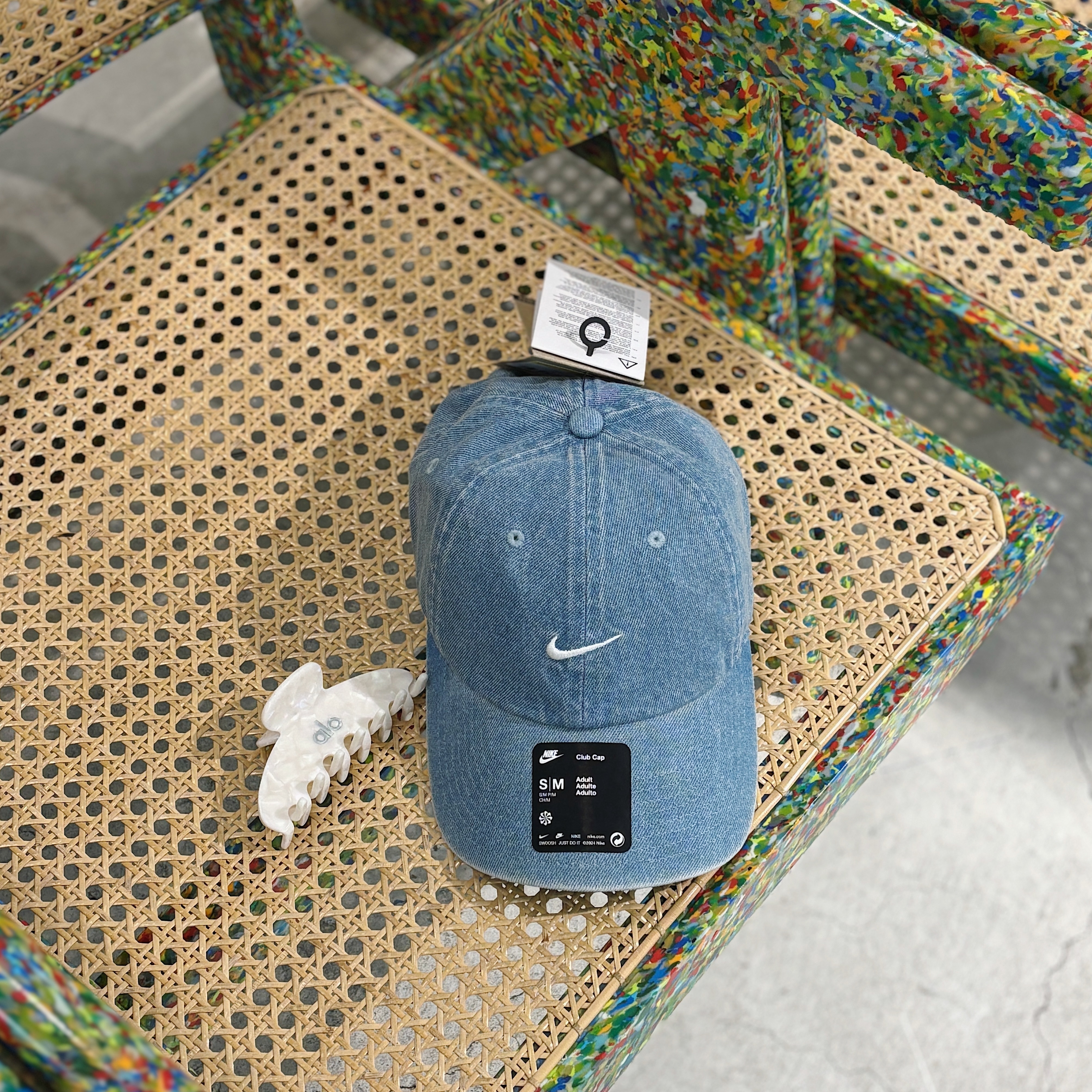 Nike Club Unstructured Denim Cap 丹寧藍 牛仔 軟帽 老帽 帽子 HF0383-429