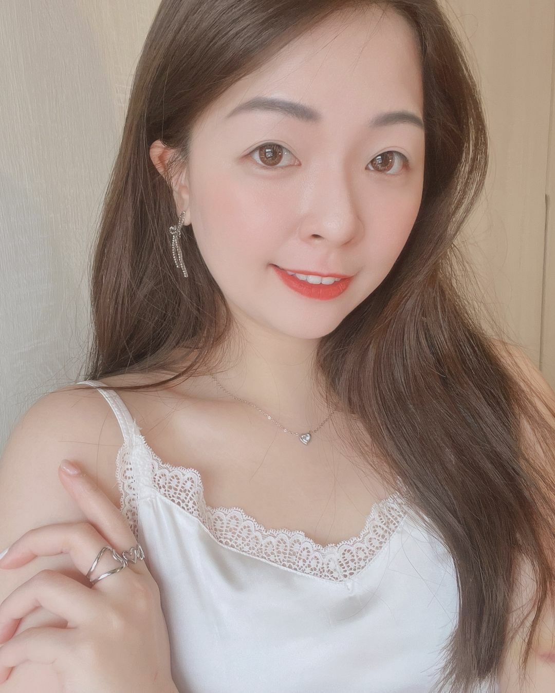 不會褪色的愛心鑽醫療鋼項鍊 浪漫氣質柔美感