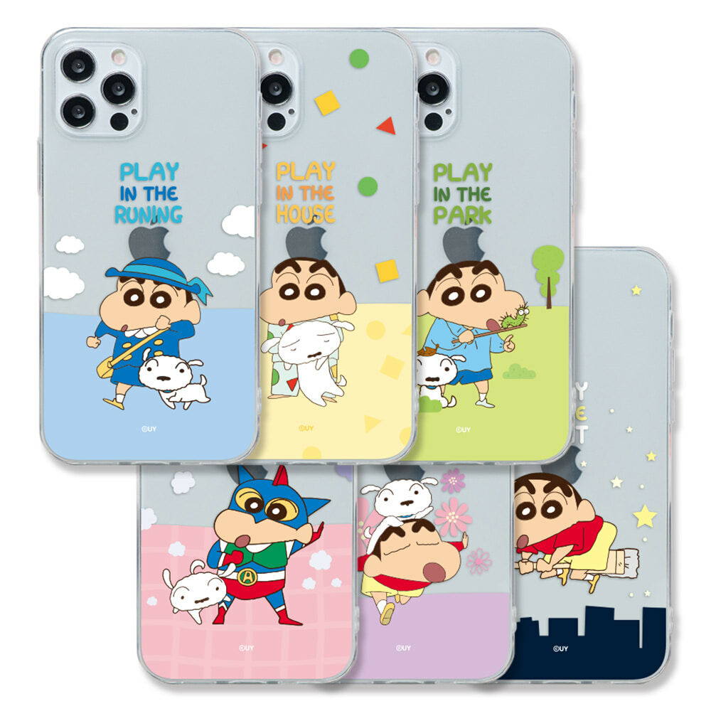 蠟筆小新 - Clear Soft Case - 貼身透明手機保護軟殼 CD