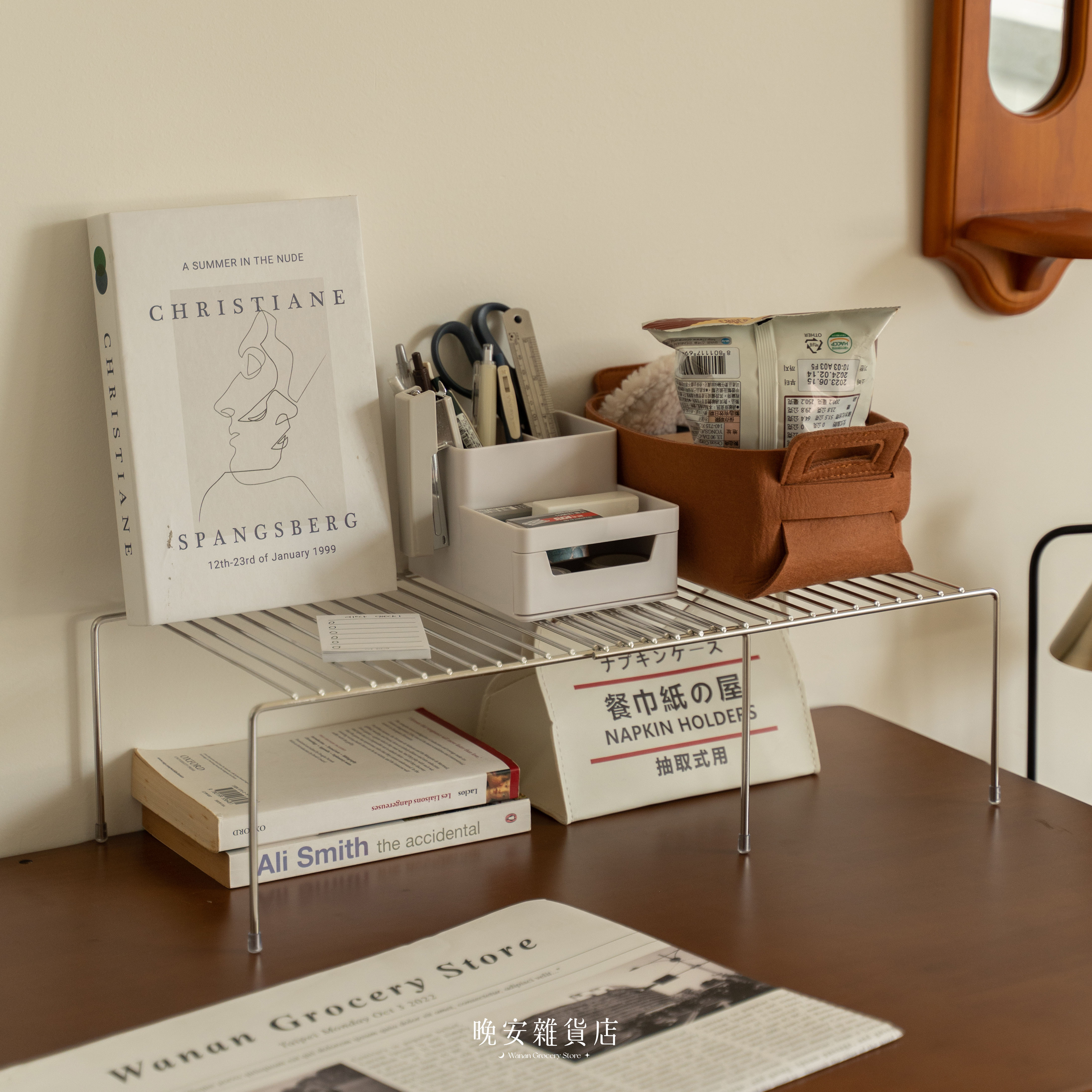 【廚衛系列】不鏽鋼灰冷色伸縮置物架