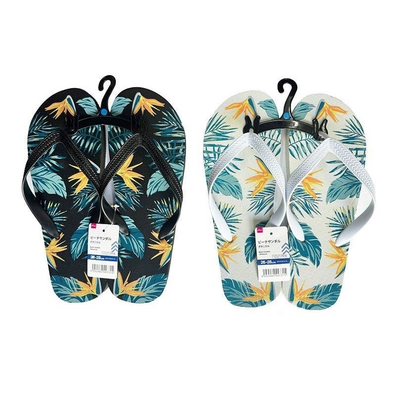 男用海灘拖/植物 26~28cm
