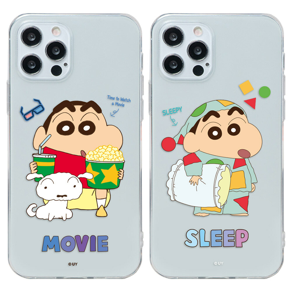 蠟筆小新 - Clear Soft Case - 貼身透明手機保護軟殼 CD