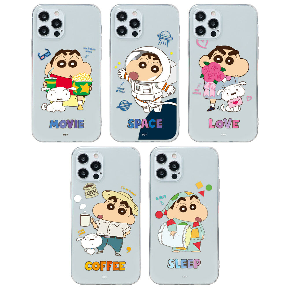 蠟筆小新 - Clear Soft Case - 貼身透明手機保護軟殼 CD