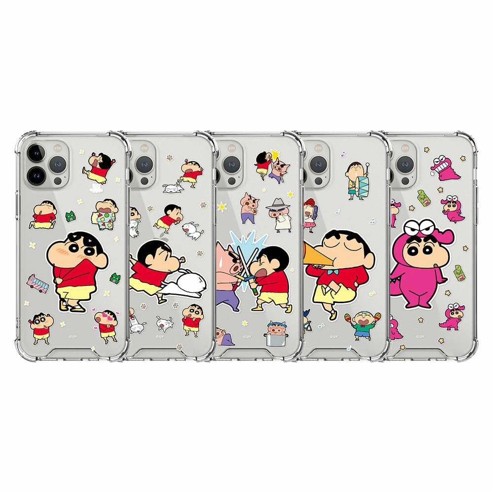 蠟筆小新 - Clear Hard Case - 防撞透明手機保護硬殼 CD
