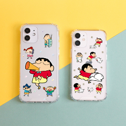 蠟筆小新 - Clear Hard Case - 防撞透明手機保護硬殼 CD