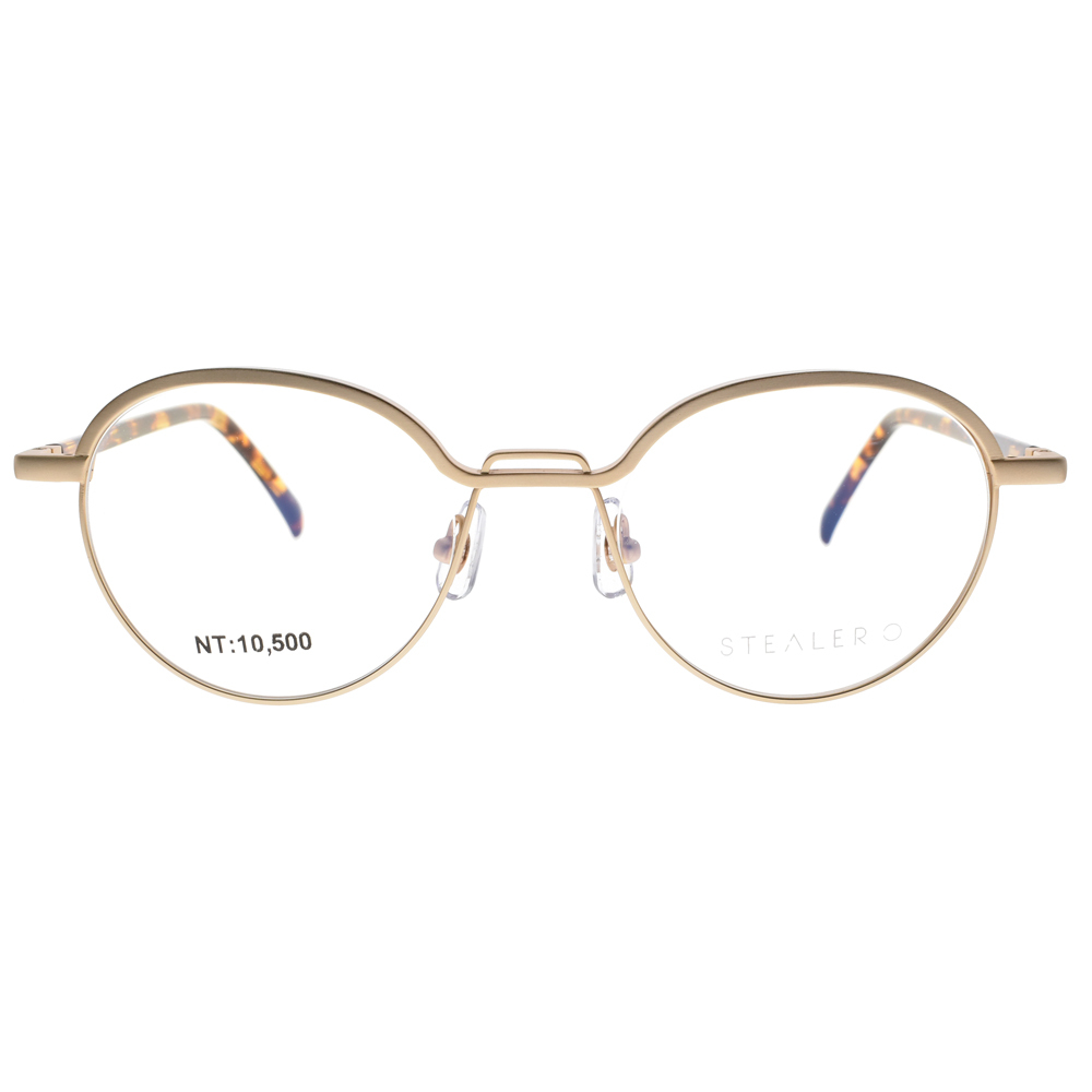【STEALER】KEEN C02 時尚金屬流線圓框光學眼鏡