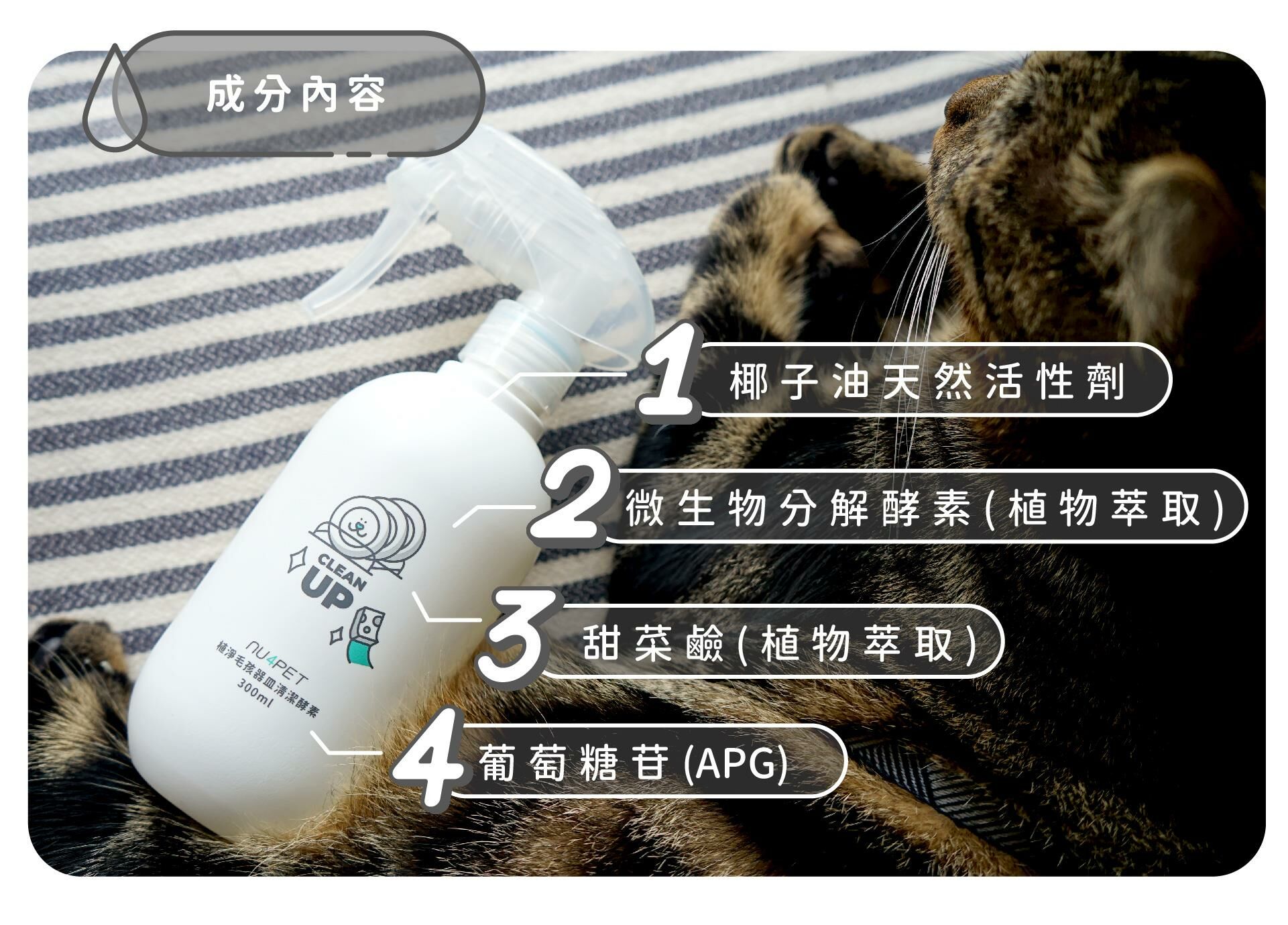 陪心寵糧｜植淨毛孩 - 器皿清潔酵素 300ml