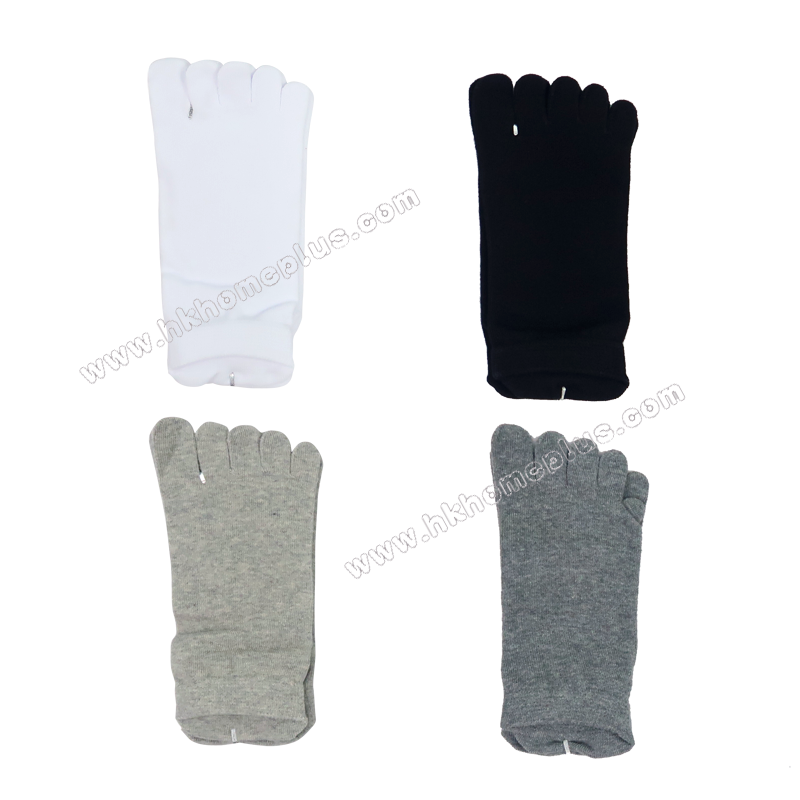 3 對裝 大人男裝素色五趾襪