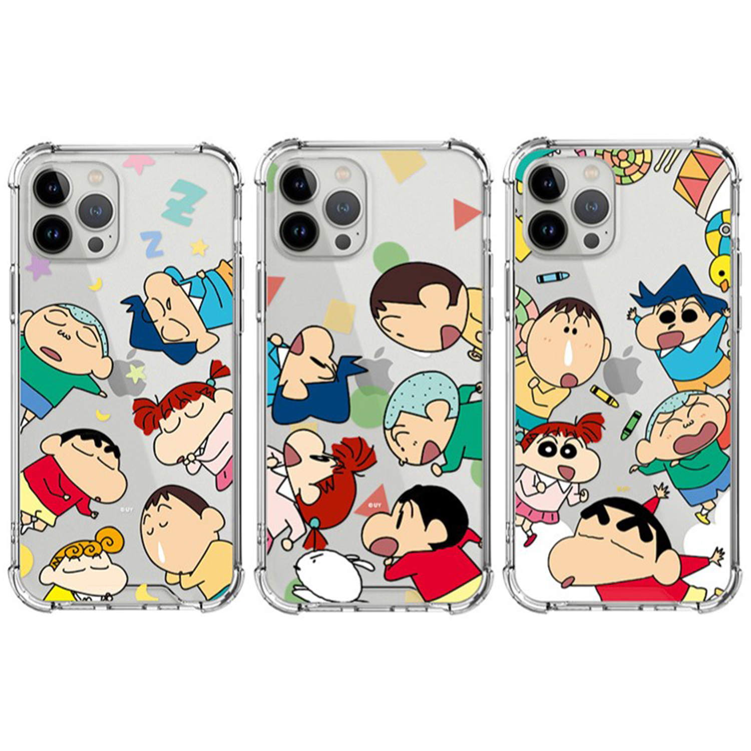 蠟筆小新 - Clear Hard Case - 防撞透明手機保護硬殼 CD