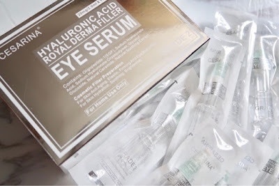 CESARINA Hyaluronic Acid Royal Derma Filler Eye Serum 多元胜肽細胞生長亮眼塗抹水光針 2ml x 10