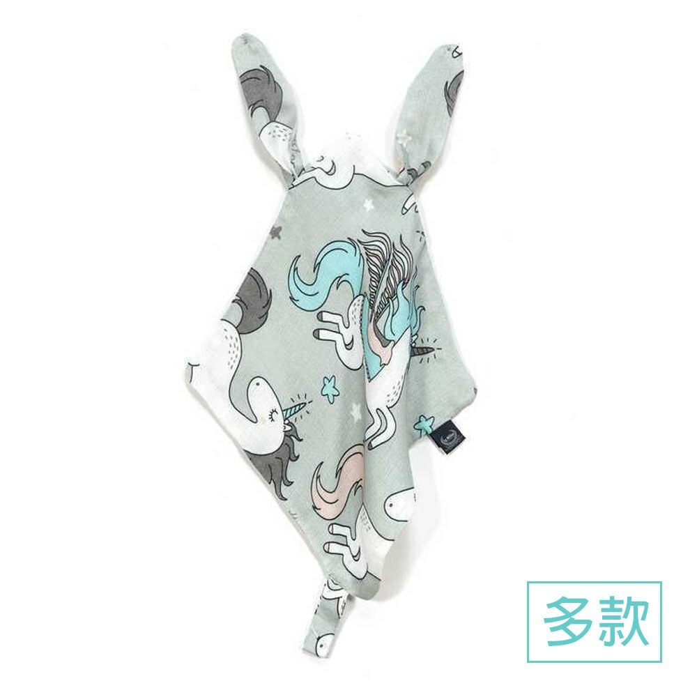 【原售價$799】La Millou波蘭 100%竹纖銀離子紗布巾玩偶奶嘴帶｜多款可選