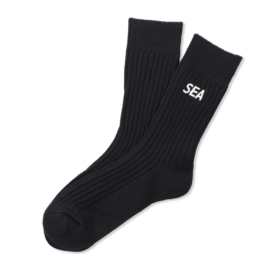 2024SS WIND AND SEA SEA LOGO SEA ESS SOCKS LOGO 襪子 長襪 現貨