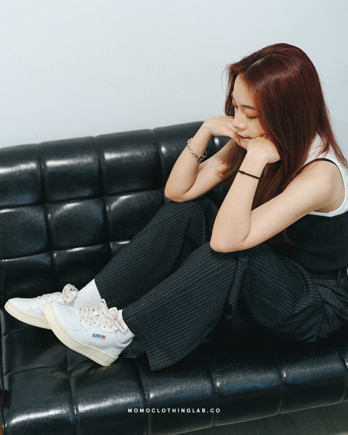 AUTRY 牛皮小白鞋 全白奶油底 AULW-LL15