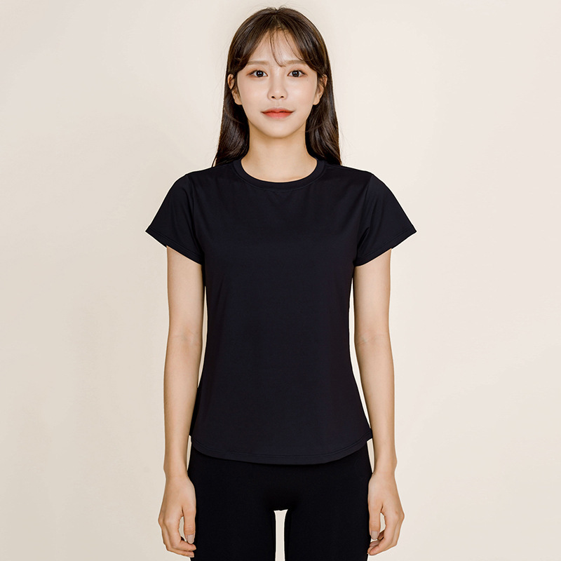 可愛甜妹風素色健身慢跑上衣(三色)