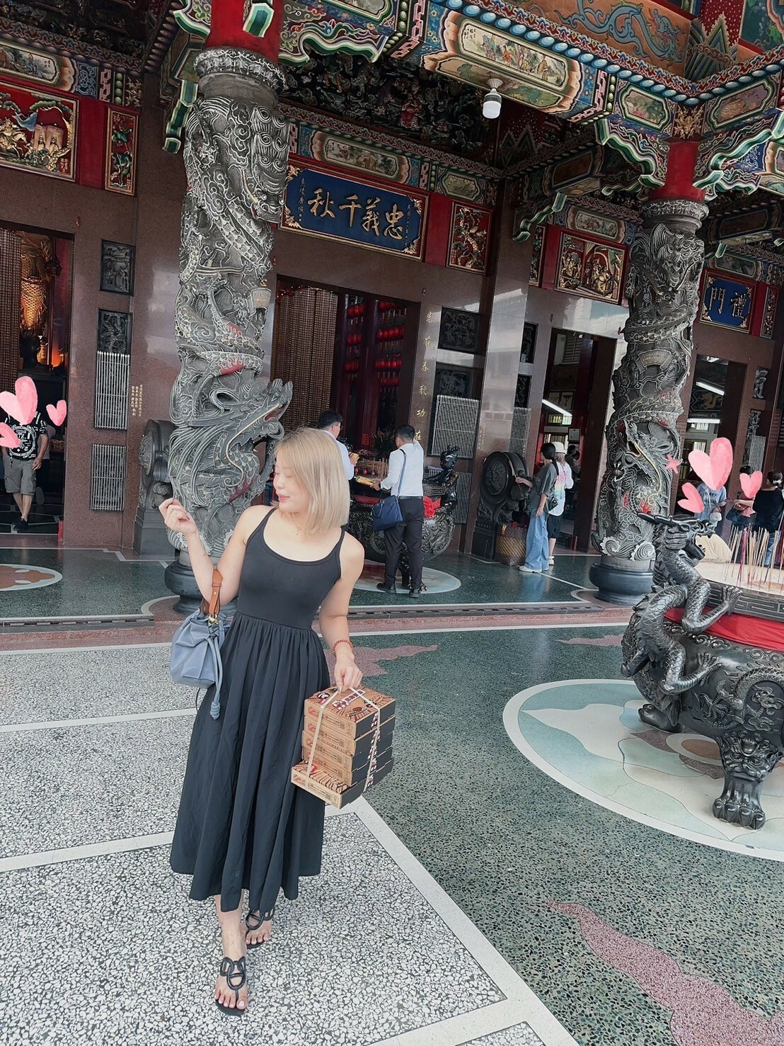 小心機豐滿 修身長洋裝(黑/白/粉)