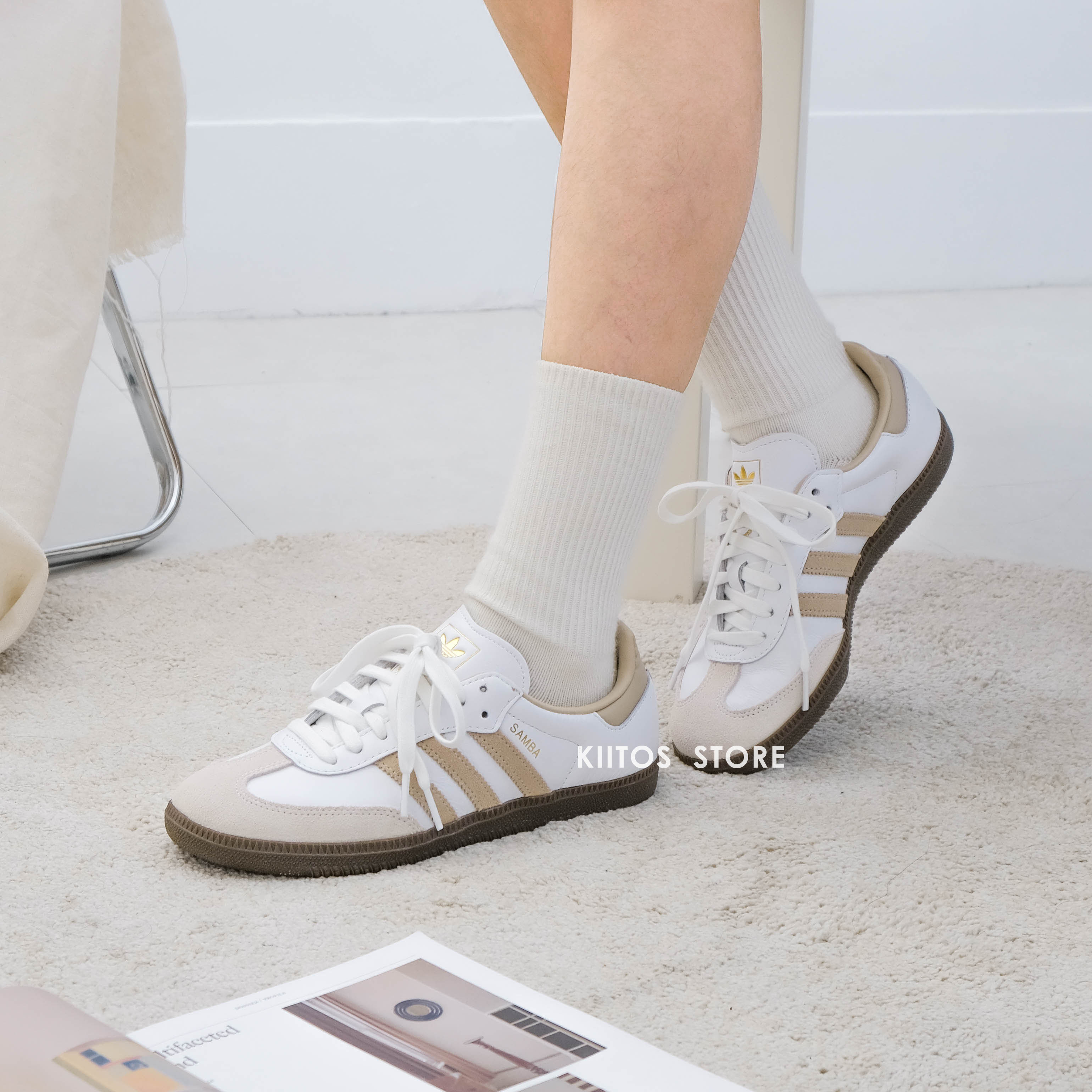 Adidas Originals Samba OG 卡布奇諾 JI0218