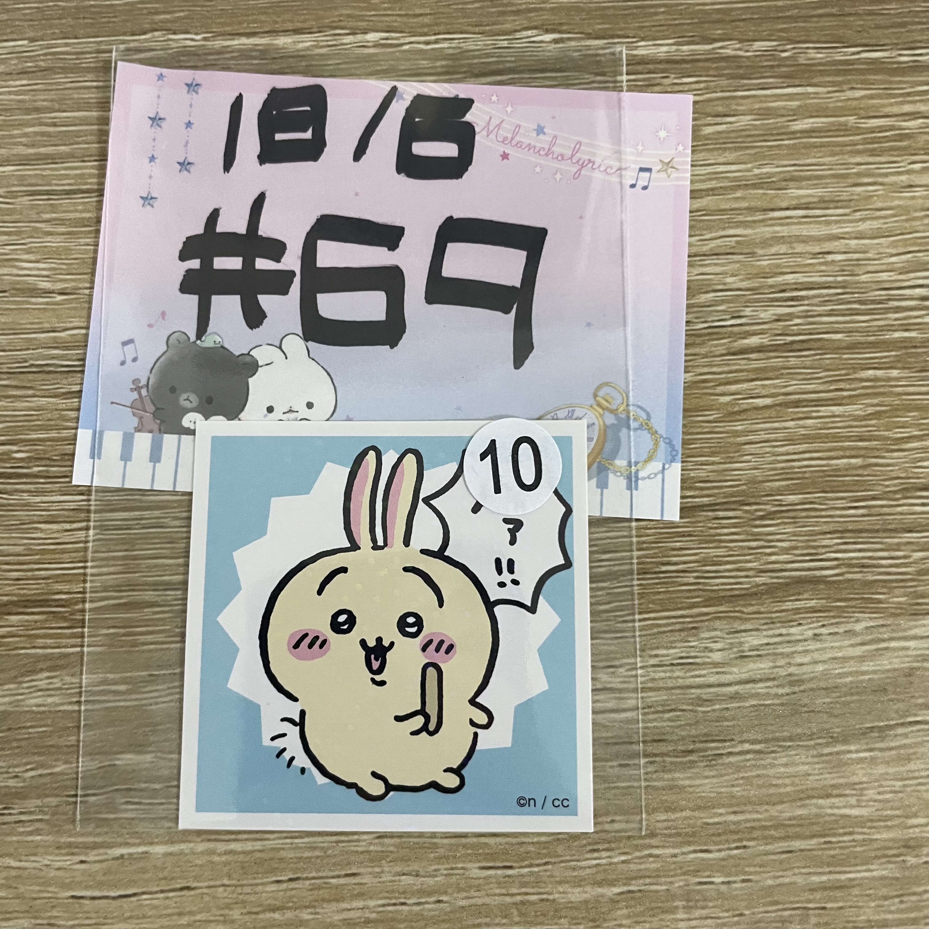 CHIIKAWA  兔兔 貼紙#69