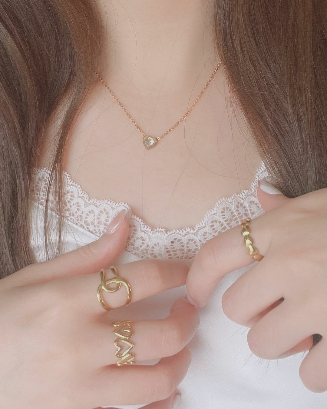 現代感交錯線條醫療鋼開口戒