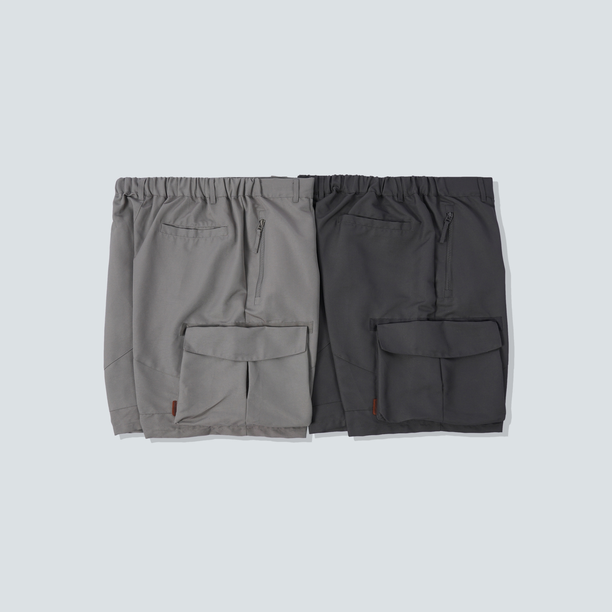 SBG 拉鍊拼接織帶短褲 SB0528