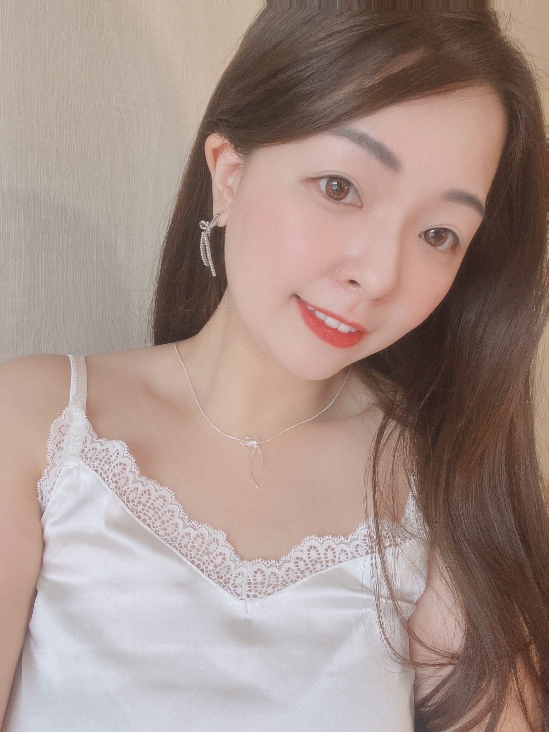 韓國綁帶純銀高拋光純銀項鍊