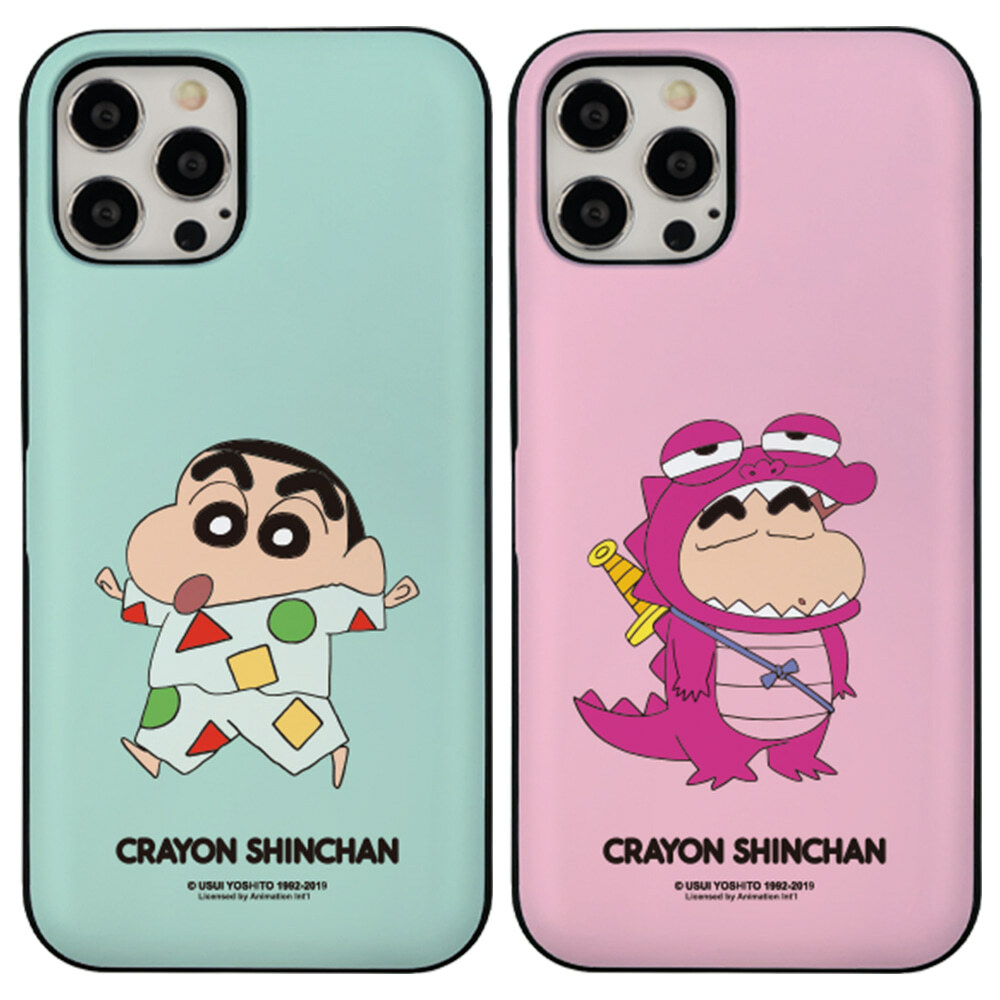 蠟筆小新 - Door Card Case - 翻蓋卡槽手機保護殼 CD