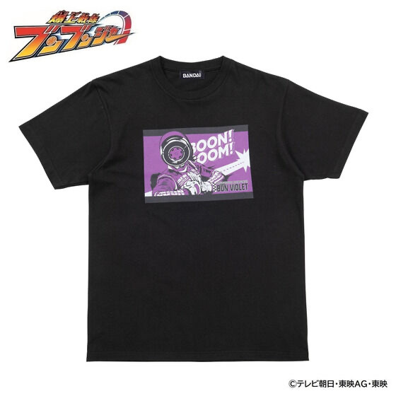 230299 Pbandai 預訂2025/7月 爆上戦隊ブンブンジャー　ブンバイオレット　Tシャツ