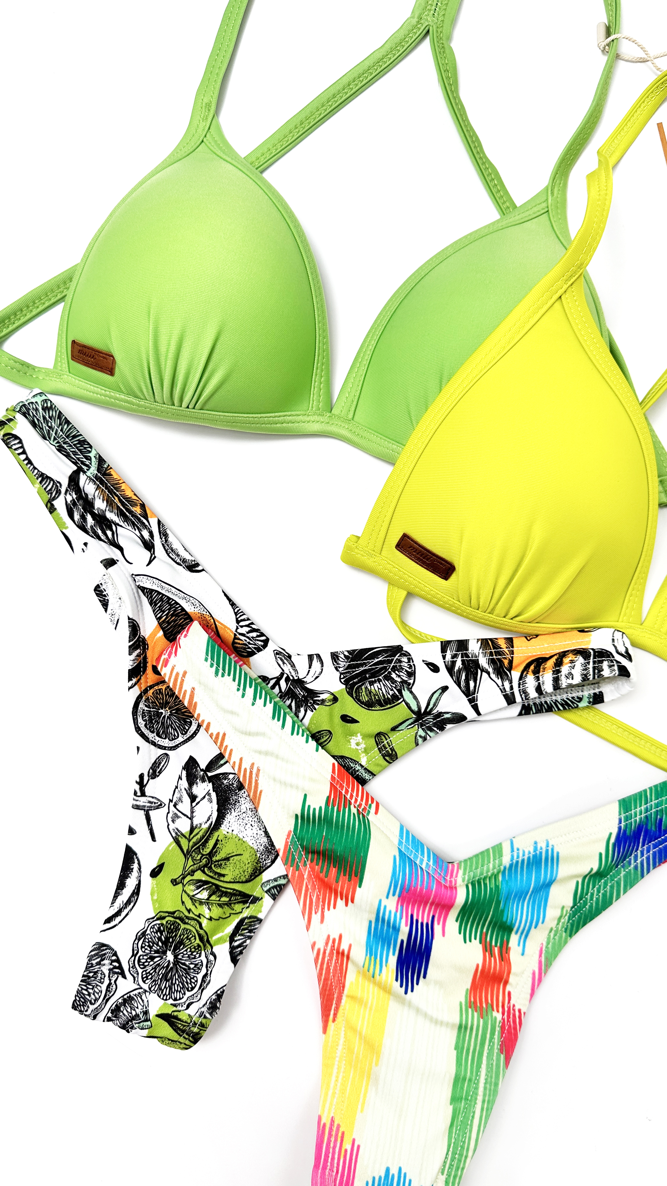 【薄荷綠】UPV 三角美胸綁帶上衣