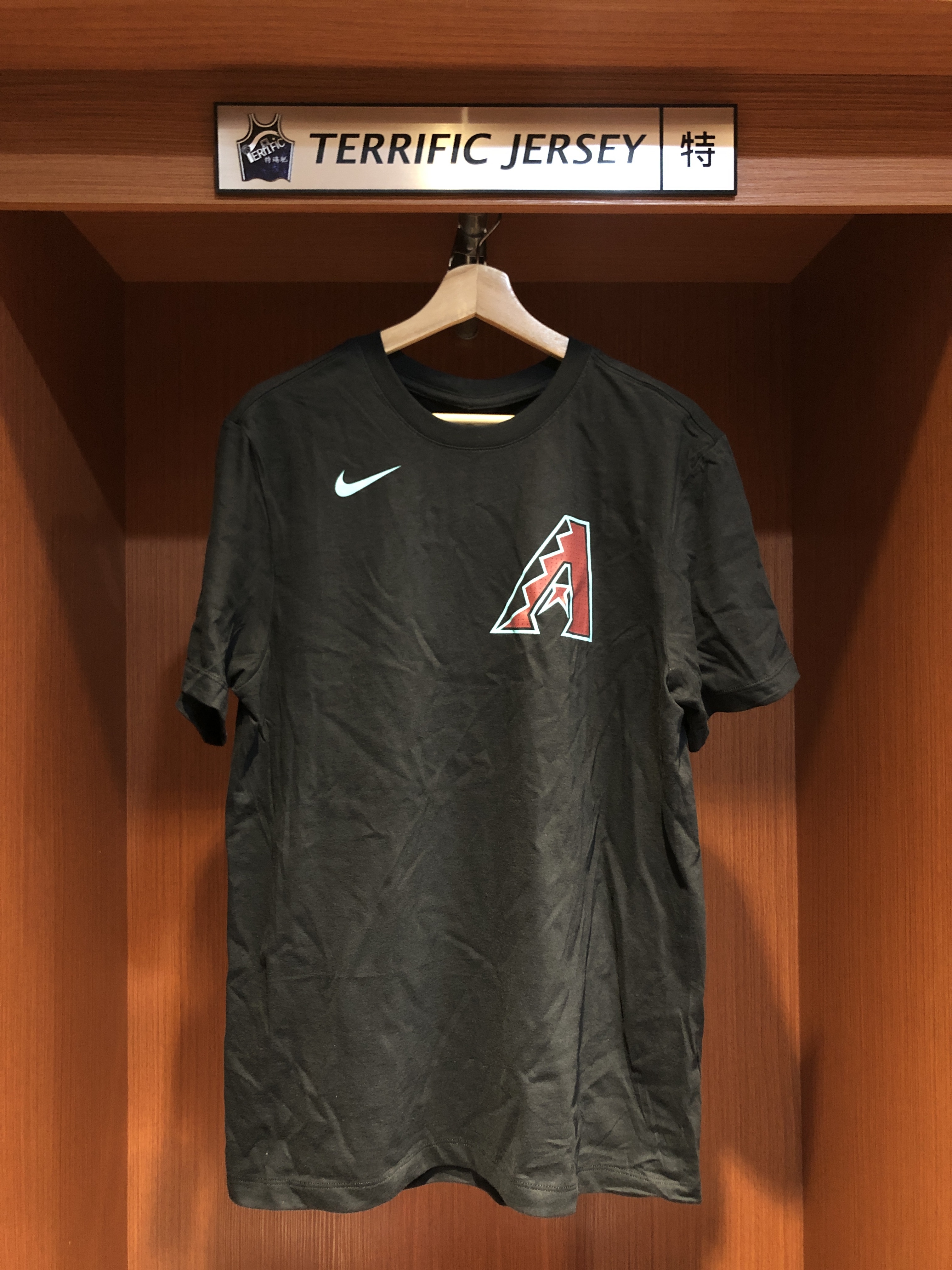 MLB短袖 Corbin Carroll 亞利桑那響尾蛇黑 Nike Player Name Tee 棉質 短袖 全新