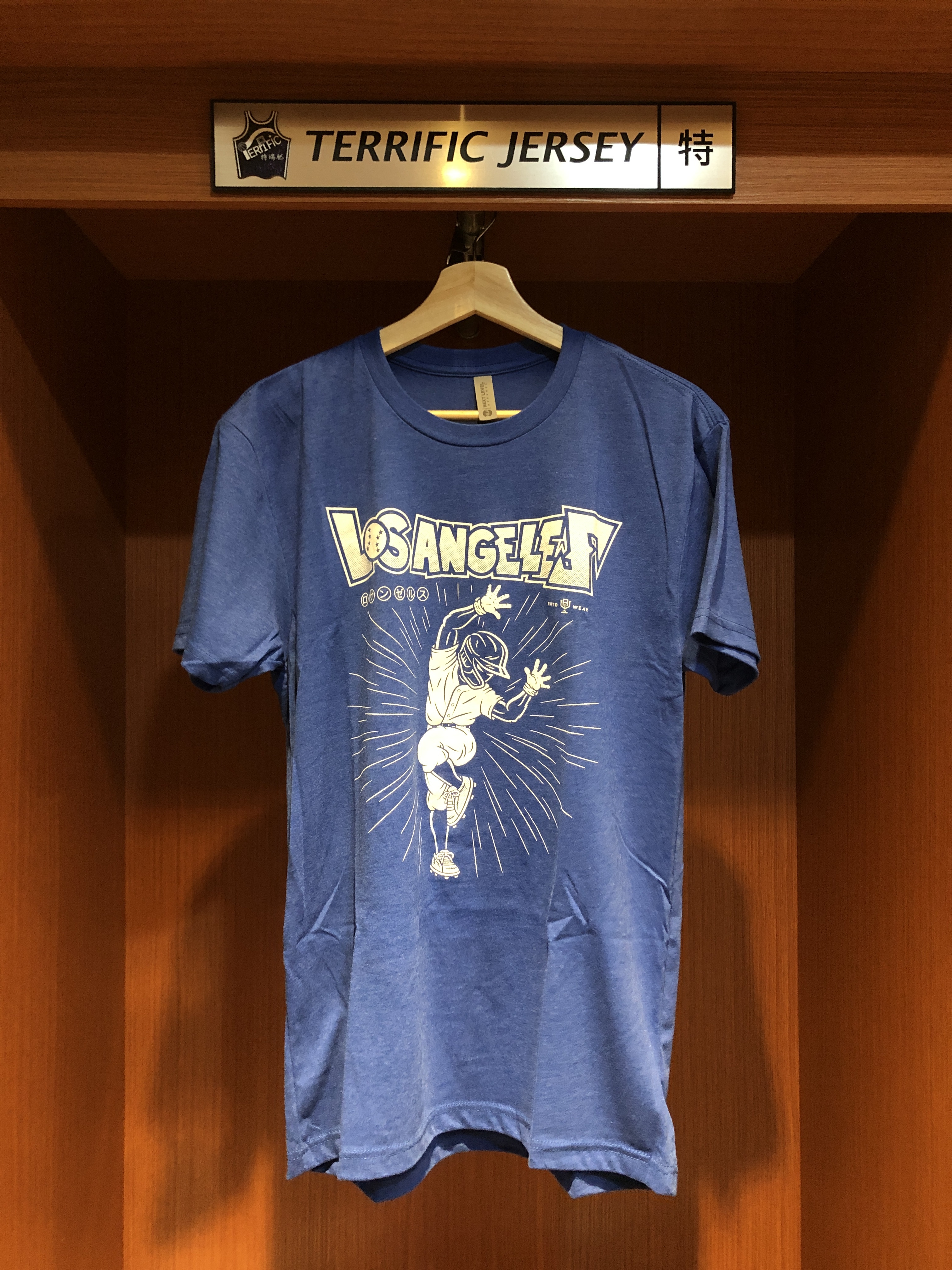 MLB短袖 Shohei Ohtani Hip Lock 洛杉磯道奇 龍珠藍 RotoWear Tee 棉質 聚脂纖維 短袖 全新