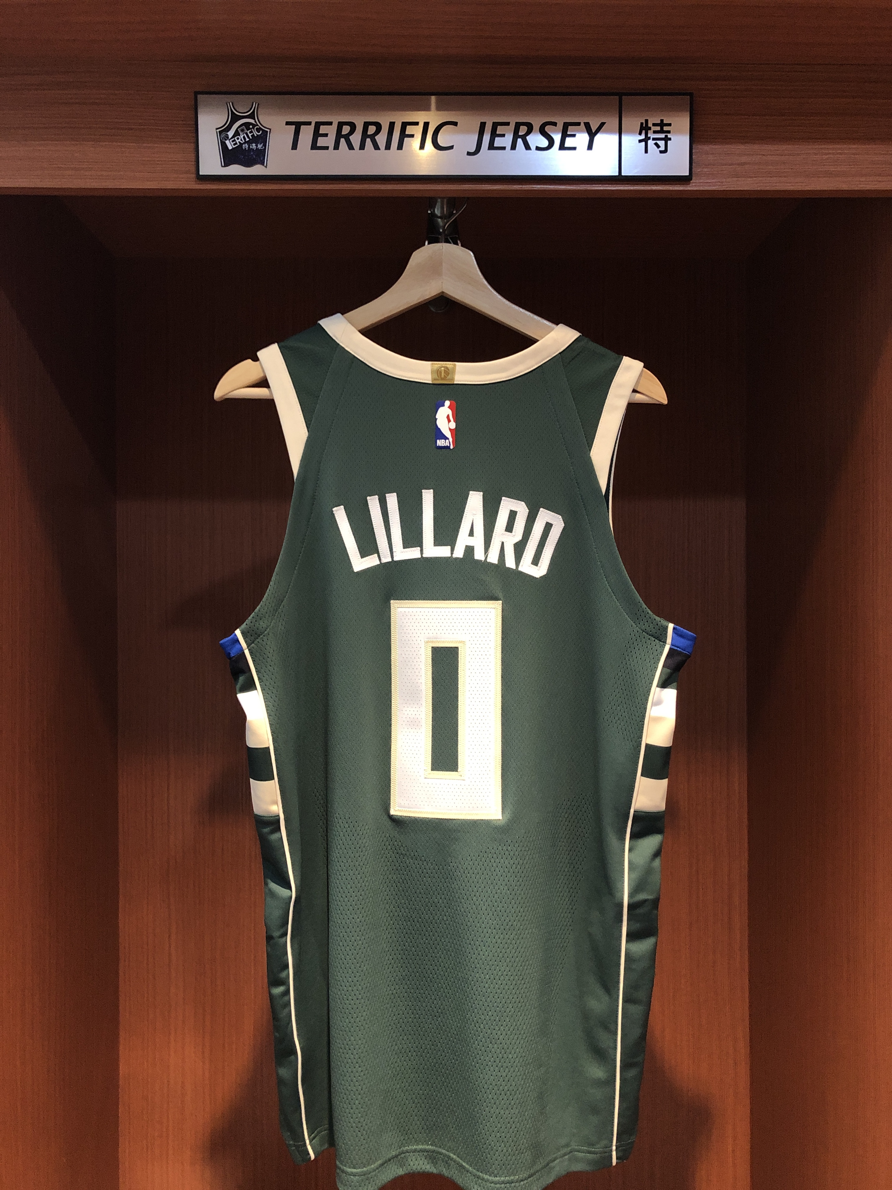 NBA球衣 Damian Lillard 密爾瓦基公鹿綠 Icon Nike Authentic 球員版 電繡 全新