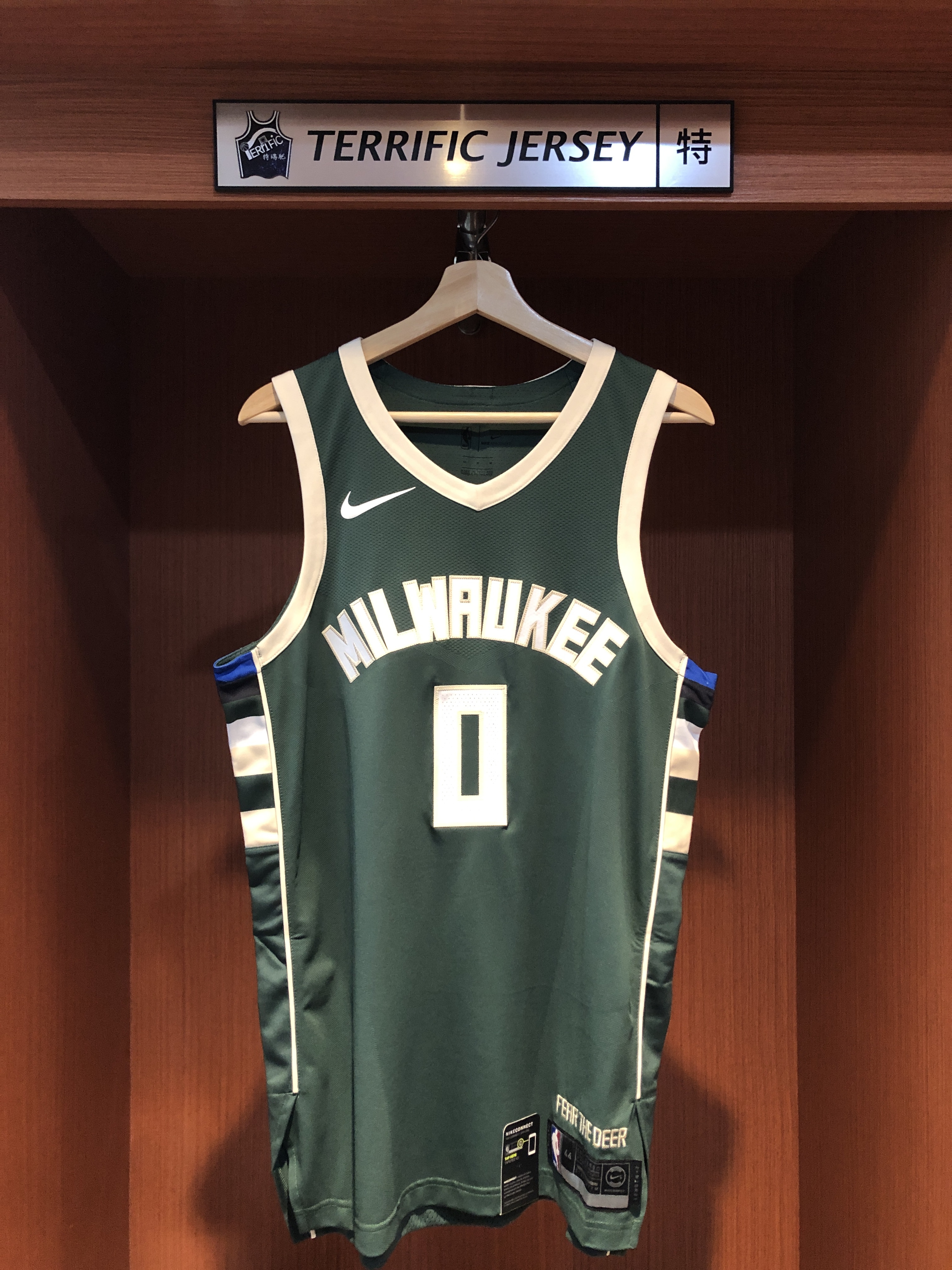 NBA球衣 Damian Lillard 密爾瓦基公鹿綠 Icon Nike Authentic 球員版 電繡 全新