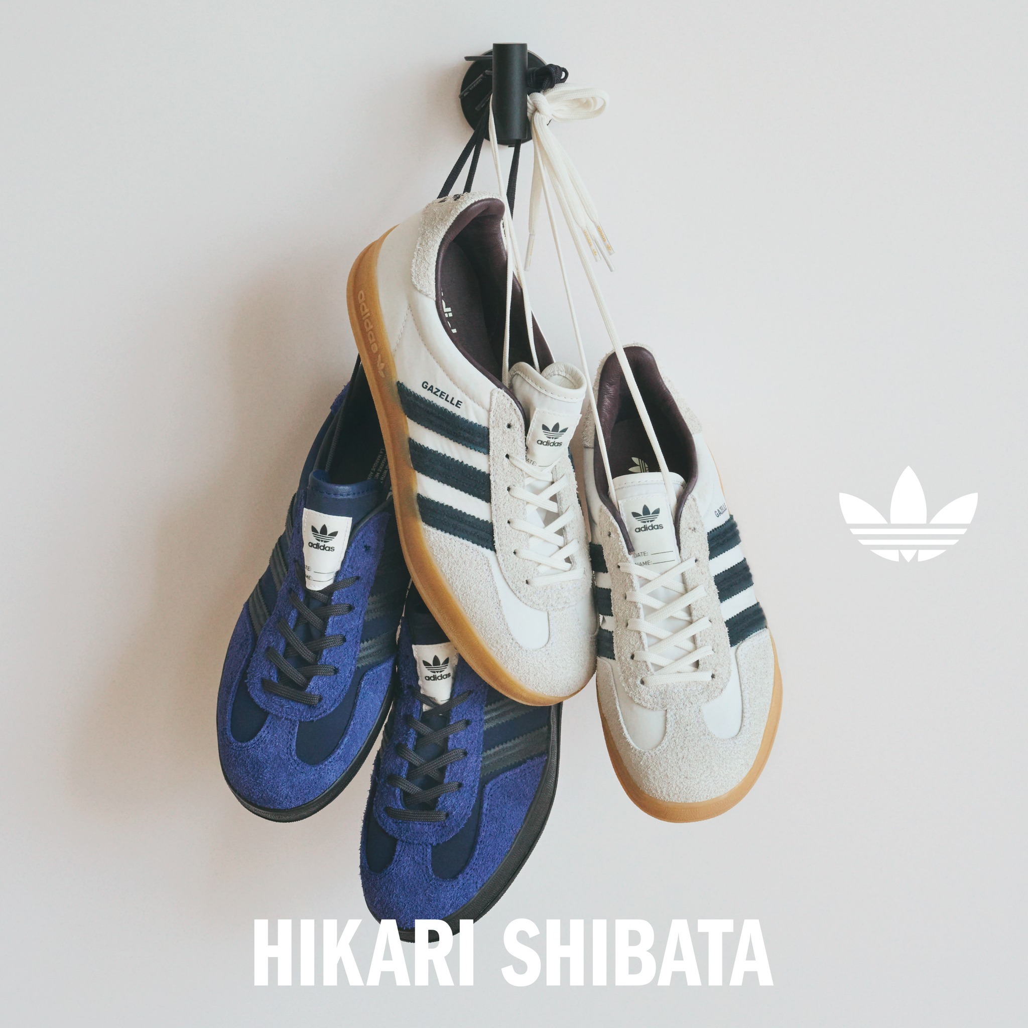 2色) Hikari Shibata x Adidas Originals - Gazelle Indoor