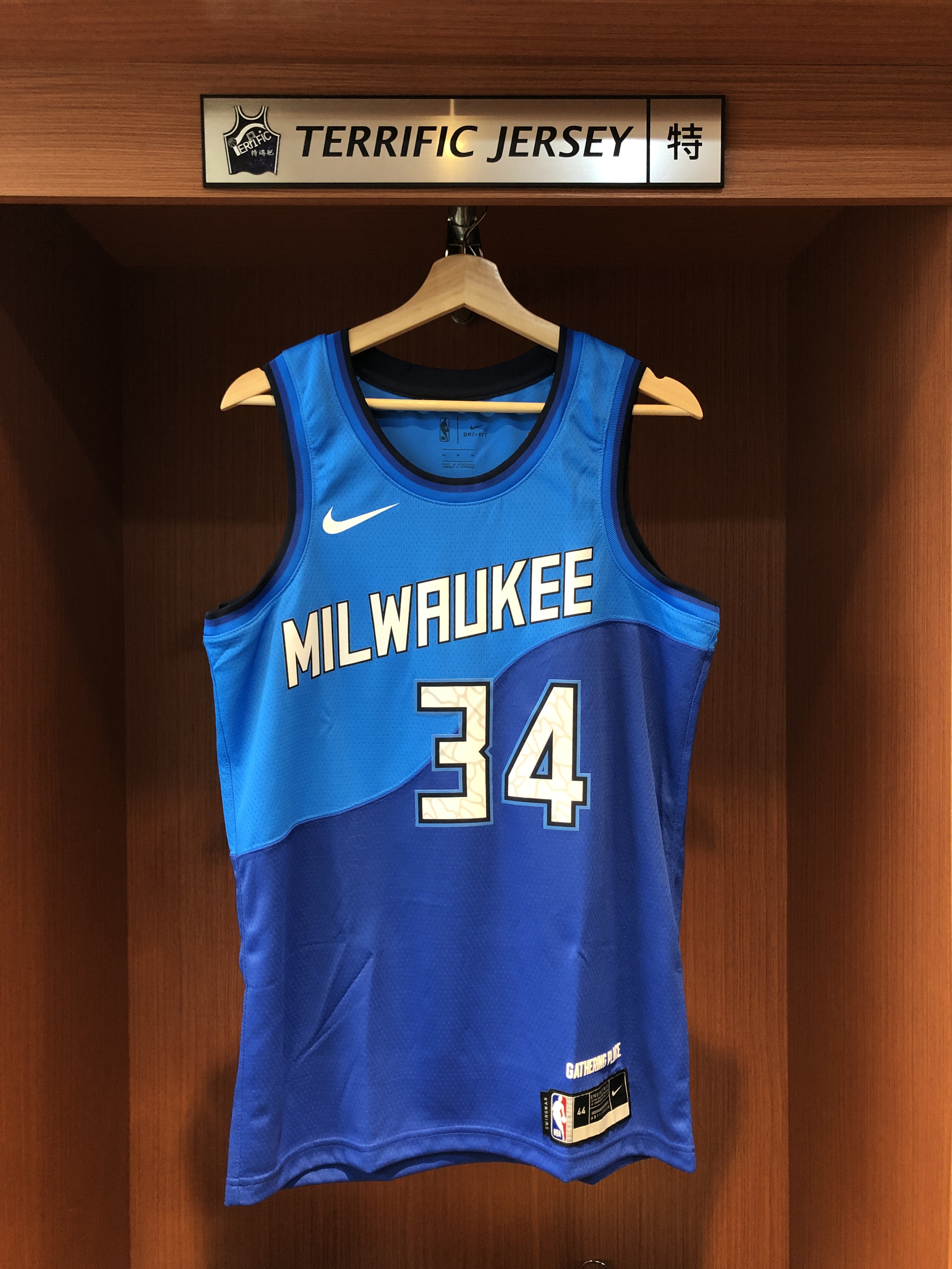 NBA球衣 Giannis Antetokounmpo 密爾瓦基公鹿城市 City Nike Swingman 球迷版 熱轉印 全新