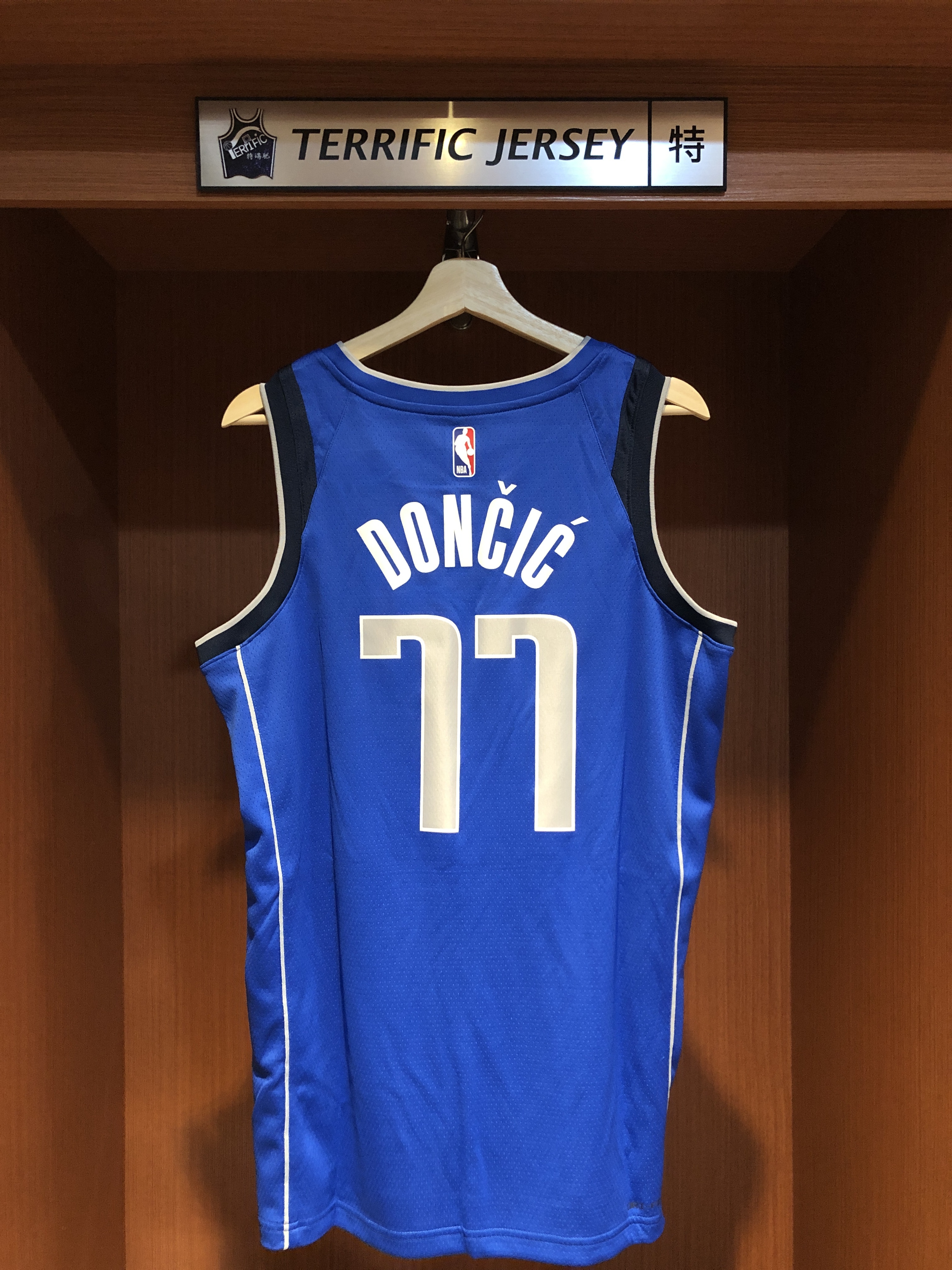 NBA球衣 Luka Doncic 達拉斯小牛藍 Icon Nike Swingman 球迷版 熱轉印 全新