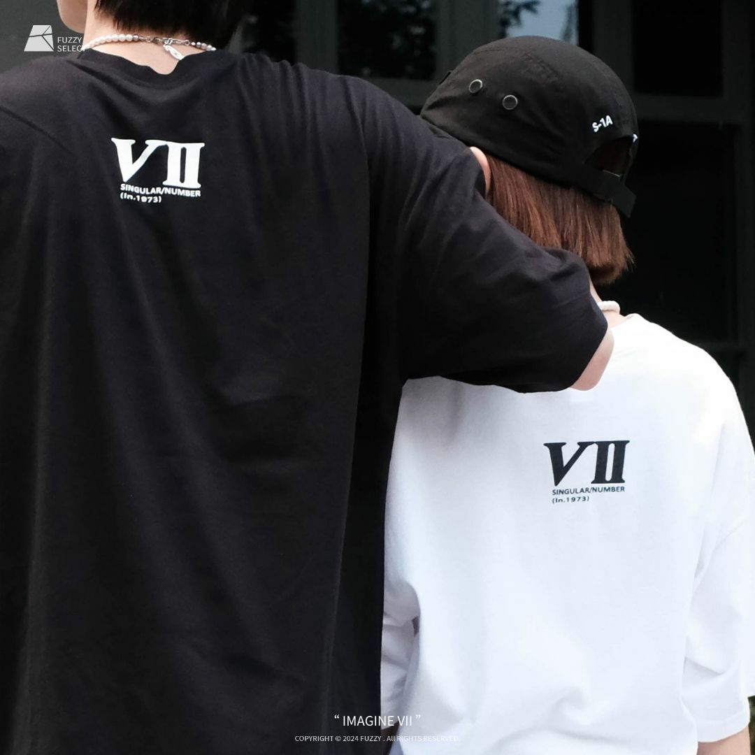 【逢甲 FUZZY】Imagine VII Tee 潮流 日常 美式 圖案 Logo 短T 短Tee 黑 白 灰