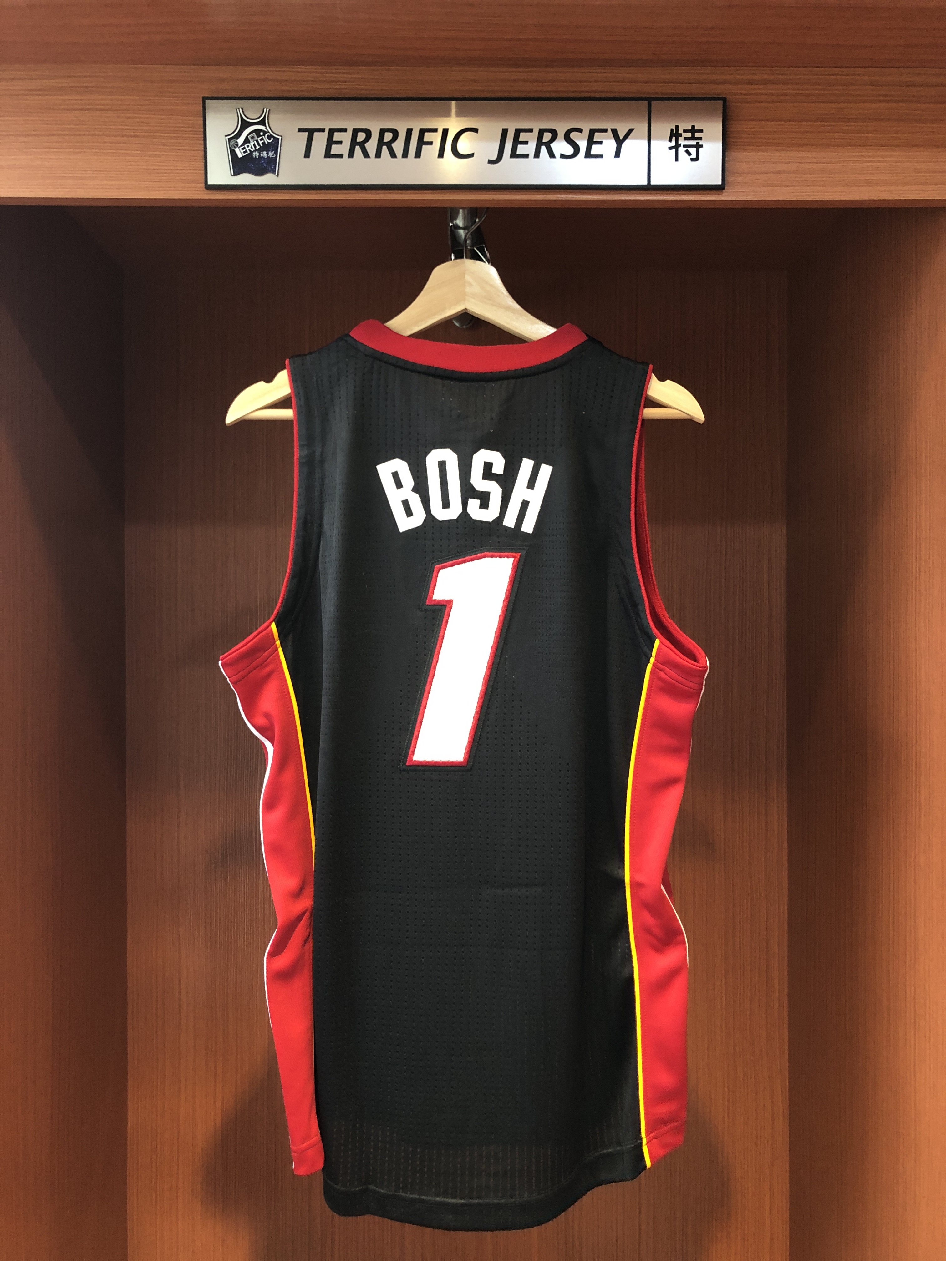 NBA球衣 Chris Bosh 邁阿密熱火 03-04黑 雙章 冠軍章 25周年 M&N Authentic 球員版 電繡 全新