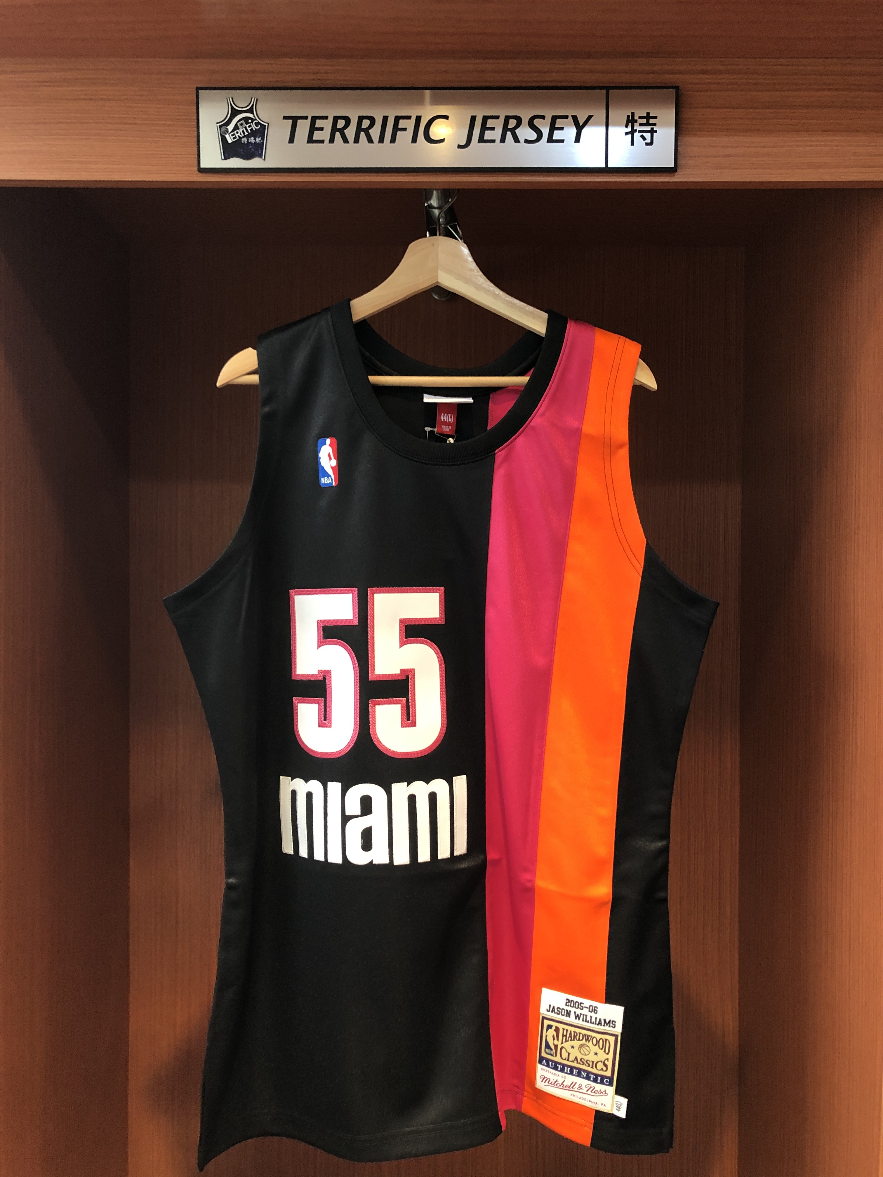 NBA球衣 Jason Williams 邁阿密熱火 05-06黑 佛羅里達 M&N Authentic 球員版 電繡 全新