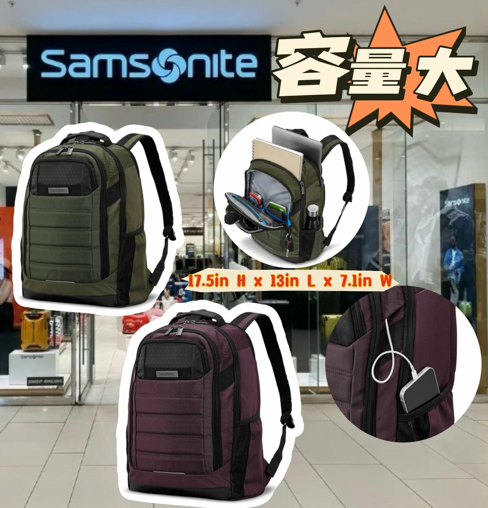 【預購】Samsonite CARRIER GSD F061705 背包