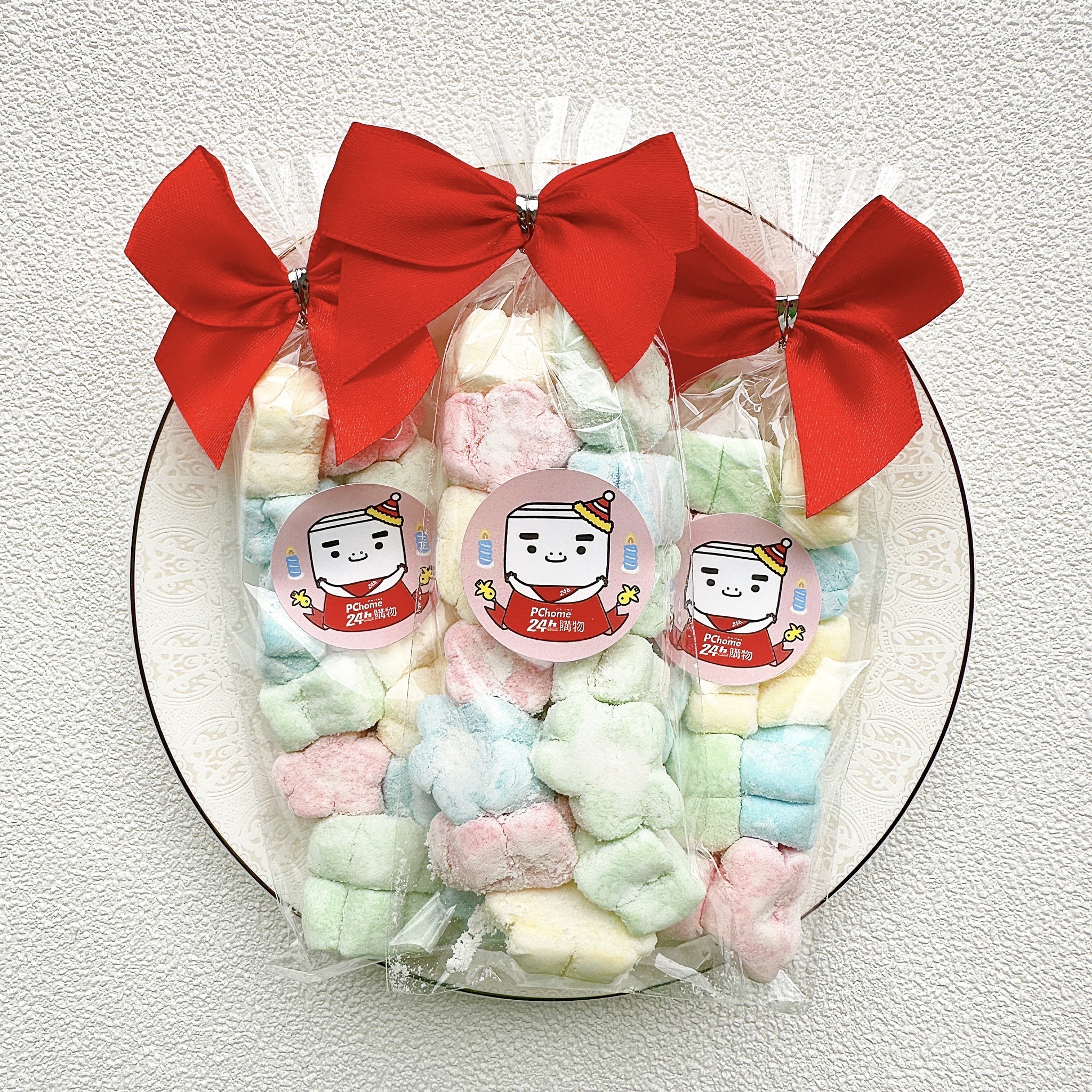 輕巧包小花棉花糖