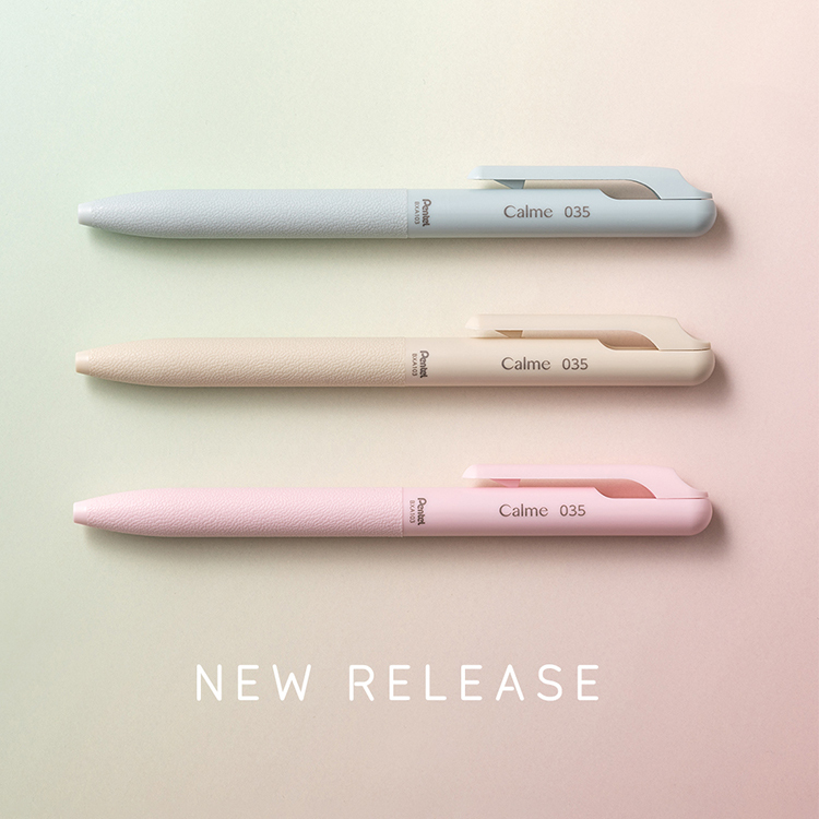 【Pentel】0.35 Calme靜暮輕油筆/筆芯 三用款