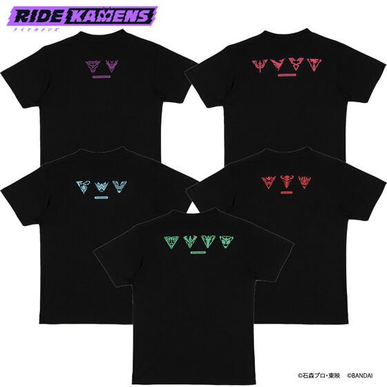 216782 Pbandai 預訂2024/11月 ライドカメンズ　クラスデザインTシャツ（５種）