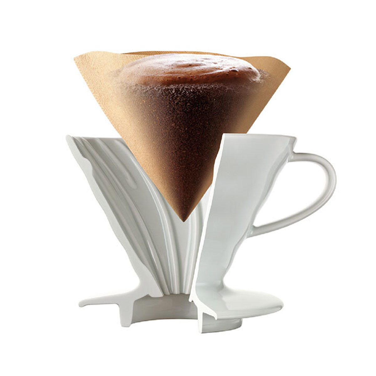 日本 HARIO V60 咖啡濾紙 01 原色 (100張 ) -VCF-01100M