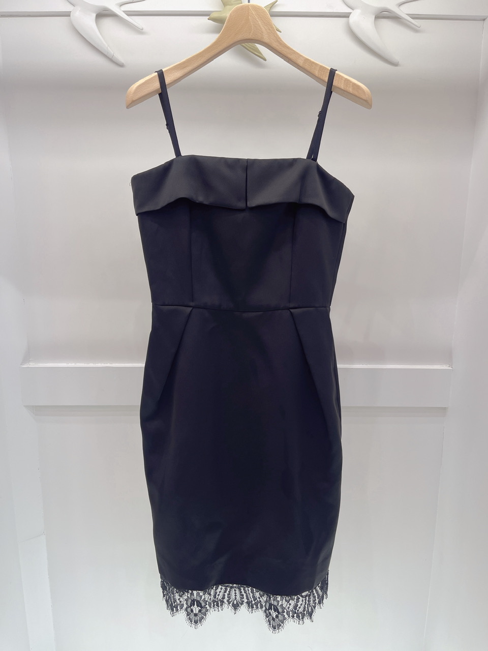 裙擺lace平口小禮服